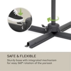 Belo Horizonte Sonnenschirm Sonnenschutz Ø 292cm Polyester Wasserabweisend Inkl. Standbasis Creme 2 Belo Horizonte Sonnenschirm Sonnenschutz Ø 292cm Polyester Wasserabweisend Inkl. Standbasis Creme -Deutschland Klarstein Verkaufs-Shop 10034743 yy 0004 logo blumfeldt Belo Horizonte Sonnenschirm creme