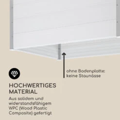 Nova Grow Gartenbeet 150 X 91 X 100 Cm WPC Holzoptik Weiß -Deutschland Klarstein Verkaufs-Shop 10034747 de 0004 logo