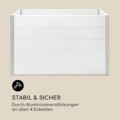 Nova Grow Gartenbeet 150 X 91 X 100 Cm WPC Holzoptik Weiß -Deutschland Klarstein Verkaufs-Shop 10034747 de 0008 logo