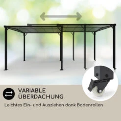 Pantheon Solid Sky Expand Pavillon 3x2,5x3 M Aluminium Polycarbonat -Deutschland Klarstein Verkaufs-Shop 10034750 de 0005 usp