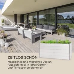 Nova Grow Gartenbeet 195 X 91 X 100 Cm WPC Holzoptik Weiß -Deutschland Klarstein Verkaufs-Shop 10034752 de 0003 logo