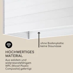 Nova Grow Gartenbeet 195 X 91 X 100 Cm WPC Holzoptik Weiß -Deutschland Klarstein Verkaufs-Shop 10034752 de 0004 logo