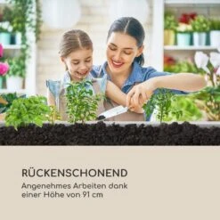 Nova Grow Gartenbeet 195 X 91 X 100 Cm WPC Holzoptik Weiß -Deutschland Klarstein Verkaufs-Shop 10034752 de 0007 logo