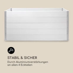 Nova Grow Gartenbeet 195 X 91 X 100 Cm WPC Holzoptik Weiß -Deutschland Klarstein Verkaufs-Shop 10034752 de 0008 logo