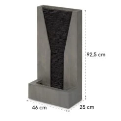 Riverrun Gartenbrunnen Zimmerbrunnen Indoor Outdoor 12W Pumpe LED-Ring -Deutschland Klarstein Verkaufs-Shop 10034777 yy 0009 logo Blumfeldt Riverrun Gartenbrunnen Zimmerbrunnen