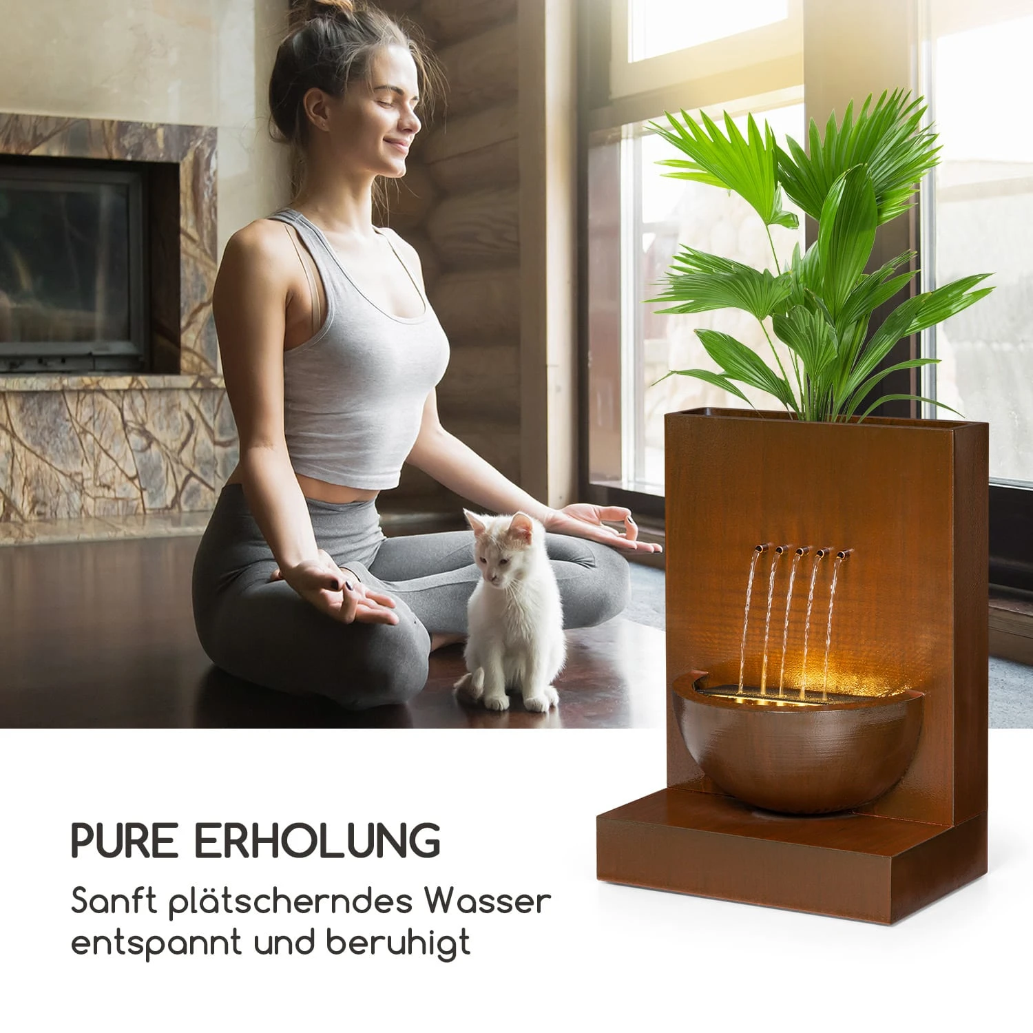 Windflower Gartenbrunnen Pflanzschale 11 W Indoor & Outdoor verzinkt Windflower Gartenbrunnen Pflanzschale 11 W Indoor & Outdoor Verzinkt -Deutschland Klarstein Verkaufs-Shop 10034778 de 0002 logo