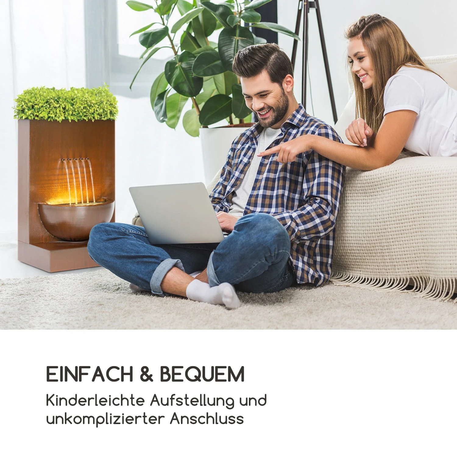 Windflower Gartenbrunnen Pflanzschale 11 W Indoor & Outdoor verzinkt Windflower Gartenbrunnen Pflanzschale 11 W Indoor & Outdoor Verzinkt -Deutschland Klarstein Verkaufs-Shop 10034778 de 0003 logo