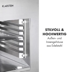 Hannibal Hochtemperaturgrill Indoor 2.200W 850°C Edelstahl Silber -Deutschland Klarstein Verkaufs-Shop 10034803 de 0007 logo