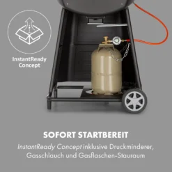 Vanquish Gasgrill 3 Edelstahlbrenner 3 X 3 KW 63,5 X 45 Cm Grillfläche -Deutschland Klarstein Verkaufs-Shop 10034805 de 0005 logo