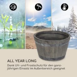 Winegrow Pflanzgefäß 52,5 X 31,5 Cm (ØxH) Leicht Fibreclay Grau 5 Winegrow Pflanzgefäß 52,5 X 31,5 Cm (ØxH) Leicht Fibreclay Grau -Deutschland Klarstein Verkaufs-Shop 10034811 de 0006 logo