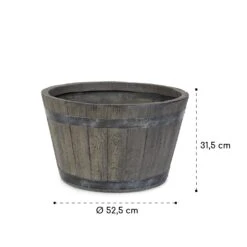 Winegrow Pflanzgefäß 52,5 X 31,5 Cm (ØxH) Leicht Fibreclay Grau 7 Winegrow Pflanzgefäß 52,5 X 31,5 Cm (ØxH) Leicht Fibreclay Grau -Deutschland Klarstein Verkaufs-Shop 10034811 yy 0008 logo blumfeldt Winegrow Pflanzgefaess grau