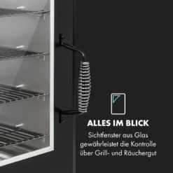 Pasadena Gas-Räuchergrill 2,5 KW Heizleistung 180 °C / 350 °F Max. -Deutschland Klarstein Verkaufs-Shop 10034818 de 0003 logo