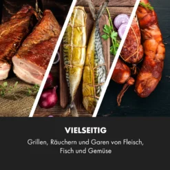 Pasadena Gas-Räuchergrill 2,5 KW Heizleistung 180 °C / 350 °F Max. -Deutschland Klarstein Verkaufs-Shop 10034818 de 0004 logo