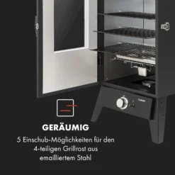 Pasadena Gas-Räuchergrill 2,5 KW Heizleistung 180 °C / 350 °F Max. -Deutschland Klarstein Verkaufs-Shop 10034818 de 0005 logo