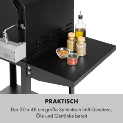 Pizzaiolo Pro Pizza-Gasgrill 76x143x66cm Schamottestein Stahl Mobil -Deutschland Klarstein Verkaufs-Shop 10034844 de 0004 logo