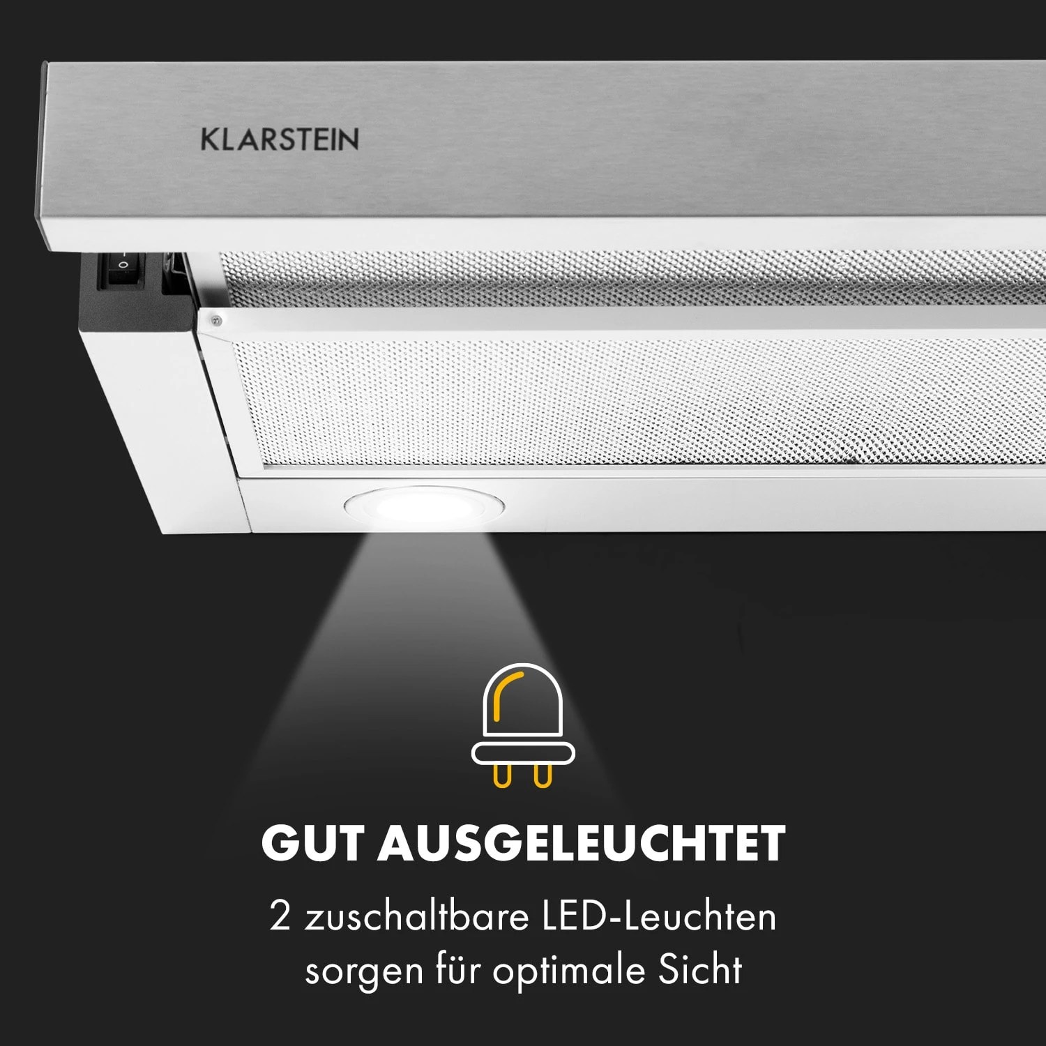 Viola Dunstabzugshaube Edelstahl 59,6 cm 612m³/h EEK A silber Viola Dunstabzugshaube Edelstahl 59,6 Cm 612m³/h EEK A Silber -Deutschland Klarstein Verkaufs-Shop 10034862 de 0005 logo