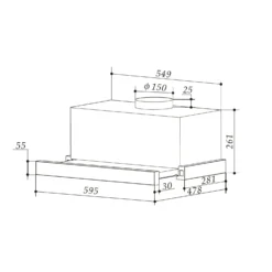 Viola Dunstabzugshaube Edelstahl 59,6 Cm 612m³/h EEK A Silber 7 Viola Dunstabzugshaube Edelstahl 59,6 Cm 612m³/h EEK A Silber -Deutschland Klarstein Verkaufs-Shop 10034862 yy 0008 logo Klarstein Viola Dunstabzugshaube silber