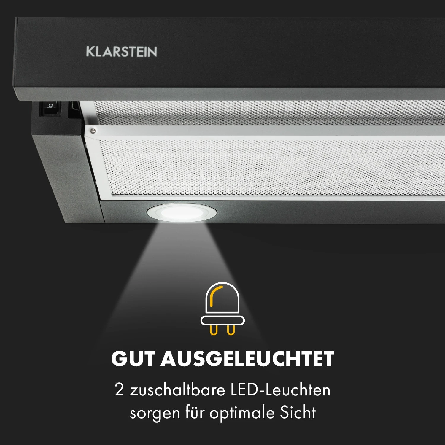 Viola Dunstabzugshaube Edelstahl 59,6 cm 612m³/h EEK A schwarz Viola Dunstabzugshaube Edelstahl 59,6 Cm 612m³/h EEK A Schwarz -Deutschland Klarstein Verkaufs-Shop 10034863 de 0005 logo