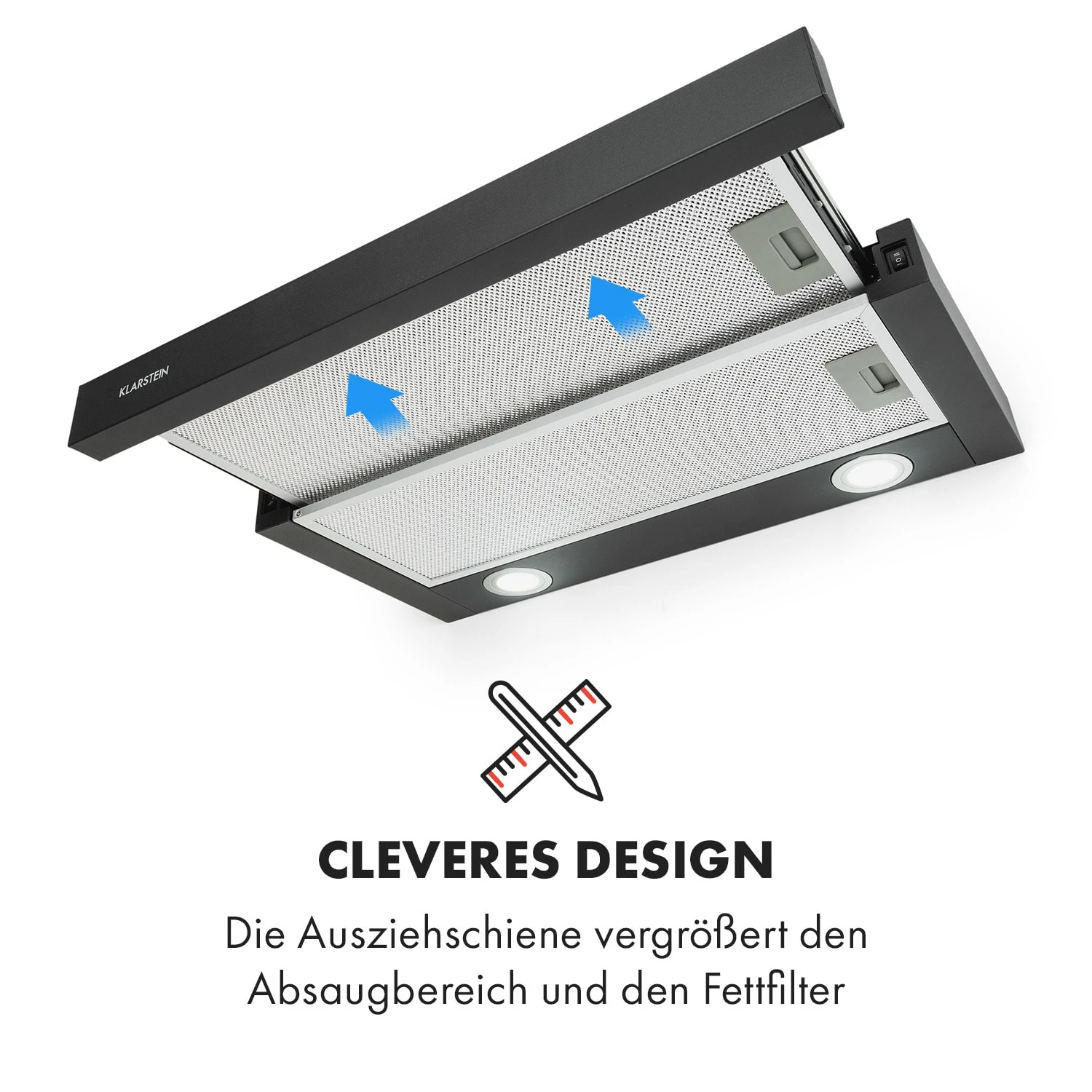 Viola Dunstabzugshaube Edelstahl 59,6 cm 612m³/h EEK A schwarz Viola Dunstabzugshaube Edelstahl 59,6 Cm 612m³/h EEK A Schwarz -Deutschland Klarstein Verkaufs-Shop 10034863 de 0006 logo