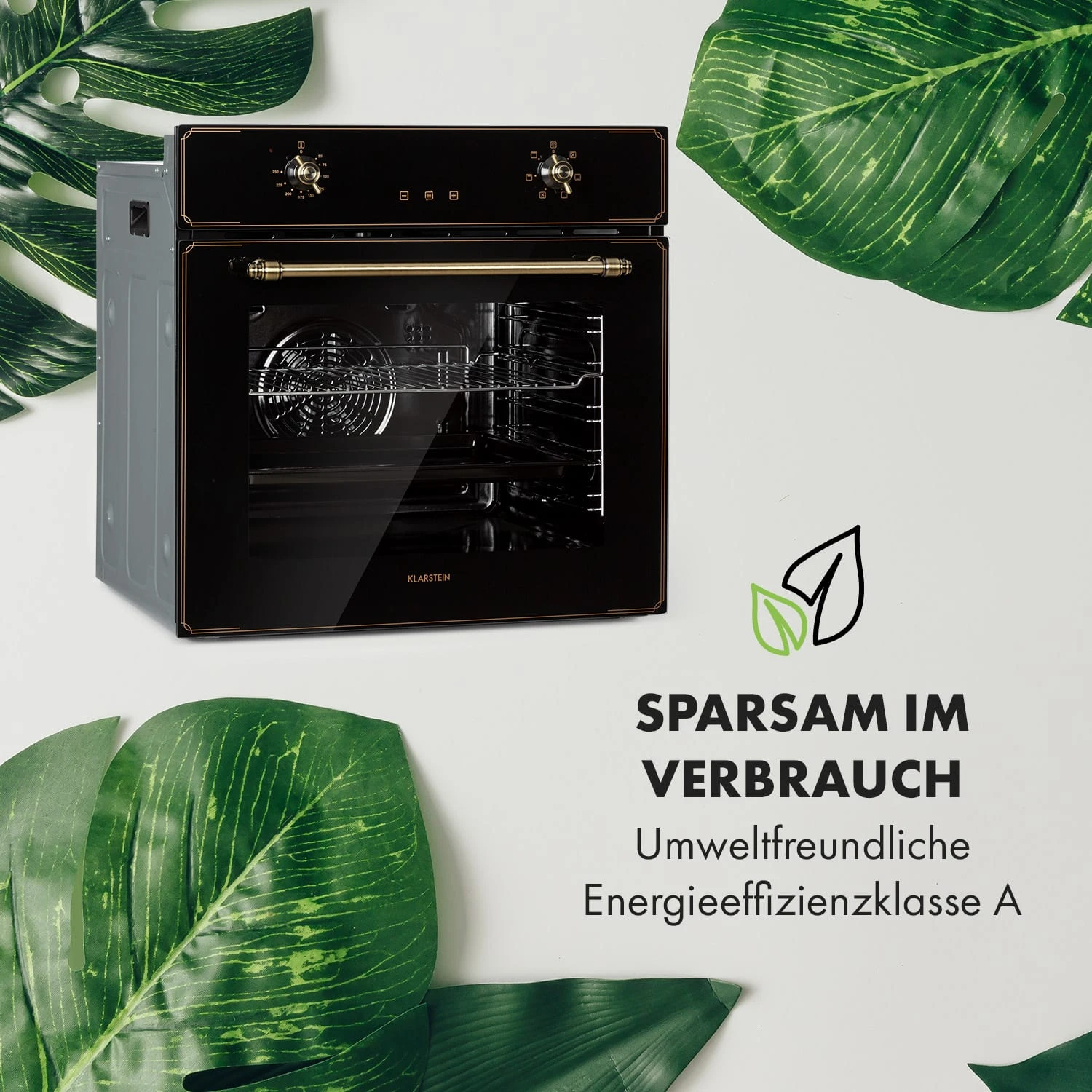 Elizabeth Einbaubackofen Retro 2200 Watt 70l Messingoptik Display Elizabeth Einbaubackofen Retro 2200 Watt 70l Messingoptik Display -Deutschland Klarstein Verkaufs-Shop 10034880 de 0007 logo