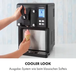 Sweet Sundae Eiscrememaschine Kompressor 1,5l Edelstahl Schwarz -Deutschland Klarstein Verkaufs-Shop 10034911 de 0003 logo