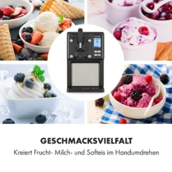 Sweet Sundae Eiscrememaschine Kompressor 1,5l Edelstahl Schwarz -Deutschland Klarstein Verkaufs-Shop 10034911 de 0004 logo
