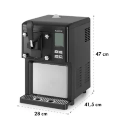 Sweet Sundae Eiscrememaschine Kompressor 1,5l Edelstahl Schwarz -Deutschland Klarstein Verkaufs-Shop 10034911 yy 0010 logo Klarstein Sahnehaeubchen Eiscrememaschine schwarz