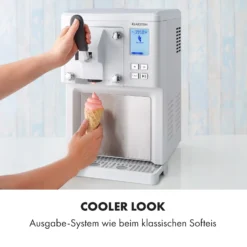 Sweet Sundae Eiscrememaschine Kompressor 1,5l Edelstahl Weiß -Deutschland Klarstein Verkaufs-Shop 10034912 de 0003 logo