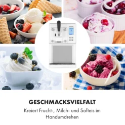 Sweet Sundae Eiscrememaschine Kompressor 1,5l Edelstahl Weiß -Deutschland Klarstein Verkaufs-Shop 10034912 de 0004 logo