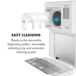 Sweet Sundae Eiscrememaschine Kompressor 1,5l Edelstahl Weiß -Deutschland Klarstein Verkaufs-Shop 10034912 uk 0008 logo Klarstein Sahnehaeubchen Eiscrememaschine weiss