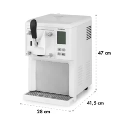 Sweet Sundae Eiscrememaschine Kompressor 1,5l Edelstahl Weiß -Deutschland Klarstein Verkaufs-Shop 10034912 yy 0010 logo Klarstein Sahnehaeubchen Eiscrememaschine weiss