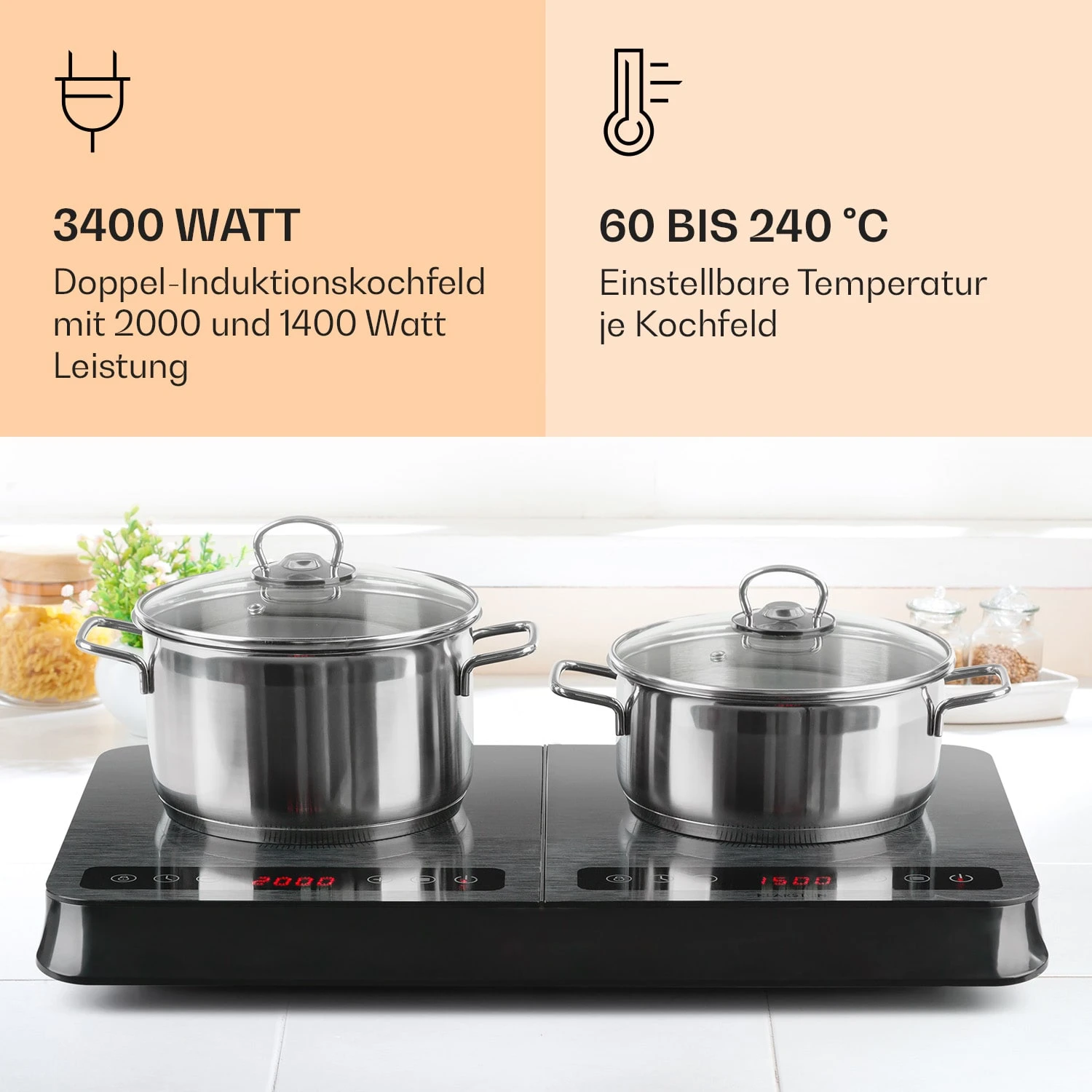 InnoChef Induktionskochfeld 3400W Touch Control Glaskeramik InnoChef Induktionskochfeld 3400W Touch Control Glaskeramik -Deutschland Klarstein Verkaufs-Shop 10034919 de 0002 logo