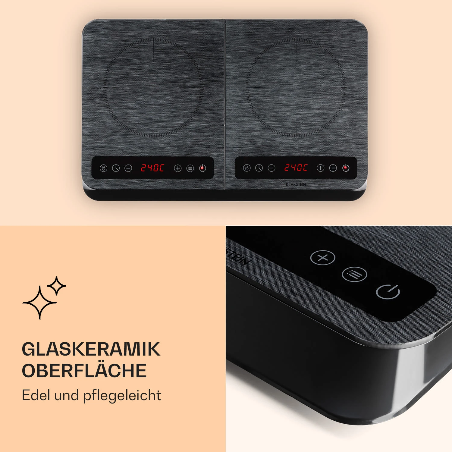 InnoChef Induktionskochfeld 3400W Touch Control Glaskeramik InnoChef Induktionskochfeld 3400W Touch Control Glaskeramik -Deutschland Klarstein Verkaufs-Shop 10034919 de 0003 logo