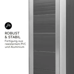 Schatzkammer Gartenschuppen UV-Schutz PVC Schloss Seitenfenster Grau -Deutschland Klarstein Verkaufs-Shop 10034925 de 0006 logo