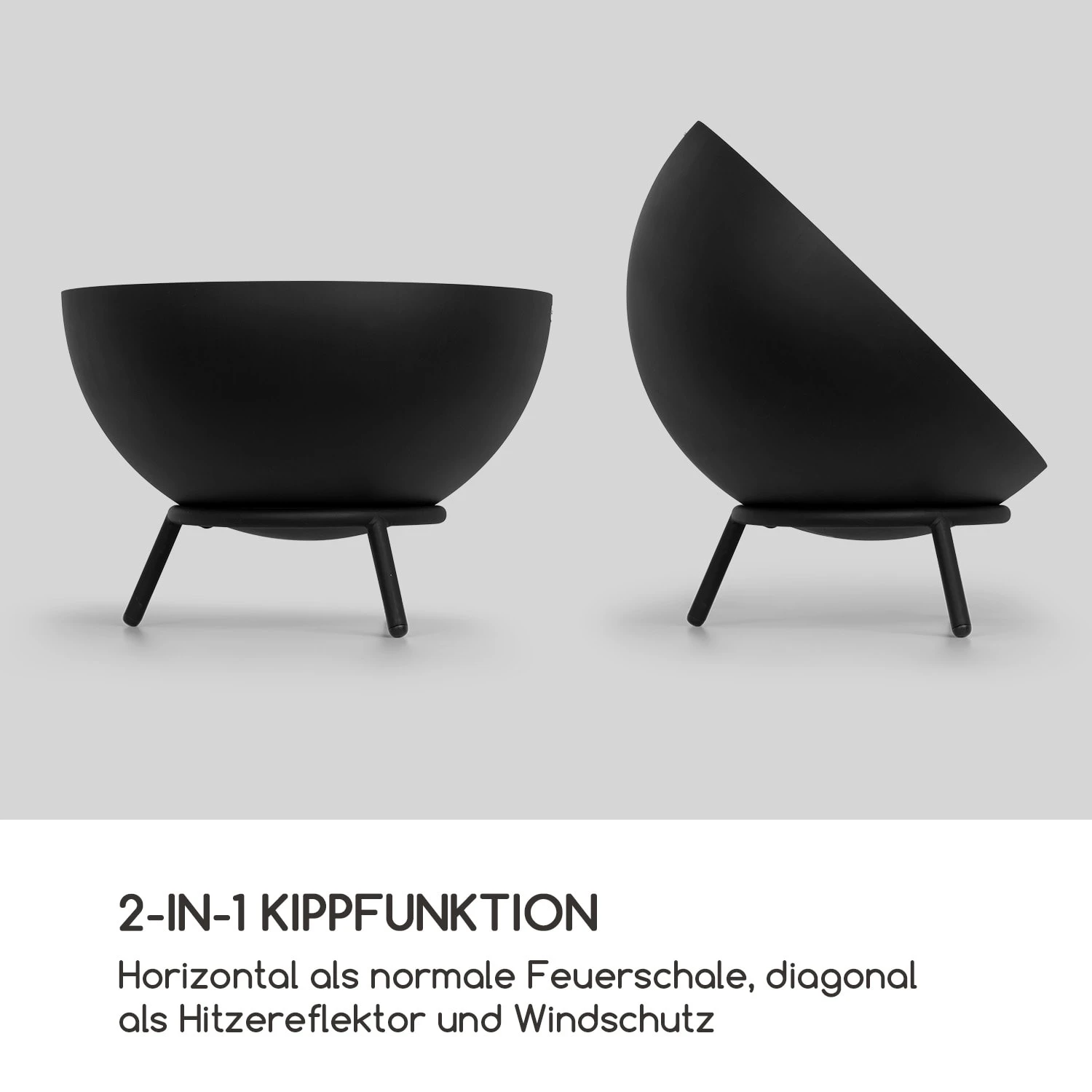 Fireball Feuerschale Ø 66 cm kippbar 2 mm Stahl horizontal diagonal Fireball Feuerschale Ø 66 Cm Kippbar 2 Mm Stahl Horizontal Diagonal -Deutschland Klarstein Verkaufs-Shop 10034933 de 0003 logo