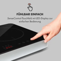 Cookio Kochfeld Induktion Freistehend 3500 W Bis 240 °C Glaskeramik -Deutschland Klarstein Verkaufs-Shop 10034949 de 0003 logo