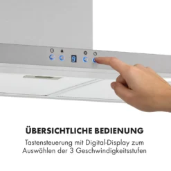 Limelight Dunstabzugshaube 90cm Wandhaube 600m³/h Edelstahl -Deutschland Klarstein Verkaufs-Shop 10034975 de 0008 logo