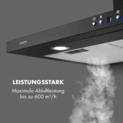 Limelight Dunstabzugshaube 90cm Wandhaube 600m³/h Schwarz 2 Limelight Dunstabzugshaube 90cm Wandhaube 600m³/h Schwarz -Deutschland Klarstein Verkaufs-Shop 10034978 de 0003 logo