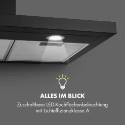Limelight Dunstabzugshaube 90cm Wandhaube 600m³/h Schwarz 6 Limelight Dunstabzugshaube 90cm Wandhaube 600m³/h Schwarz -Deutschland Klarstein Verkaufs-Shop 10034978 de 0007 logo