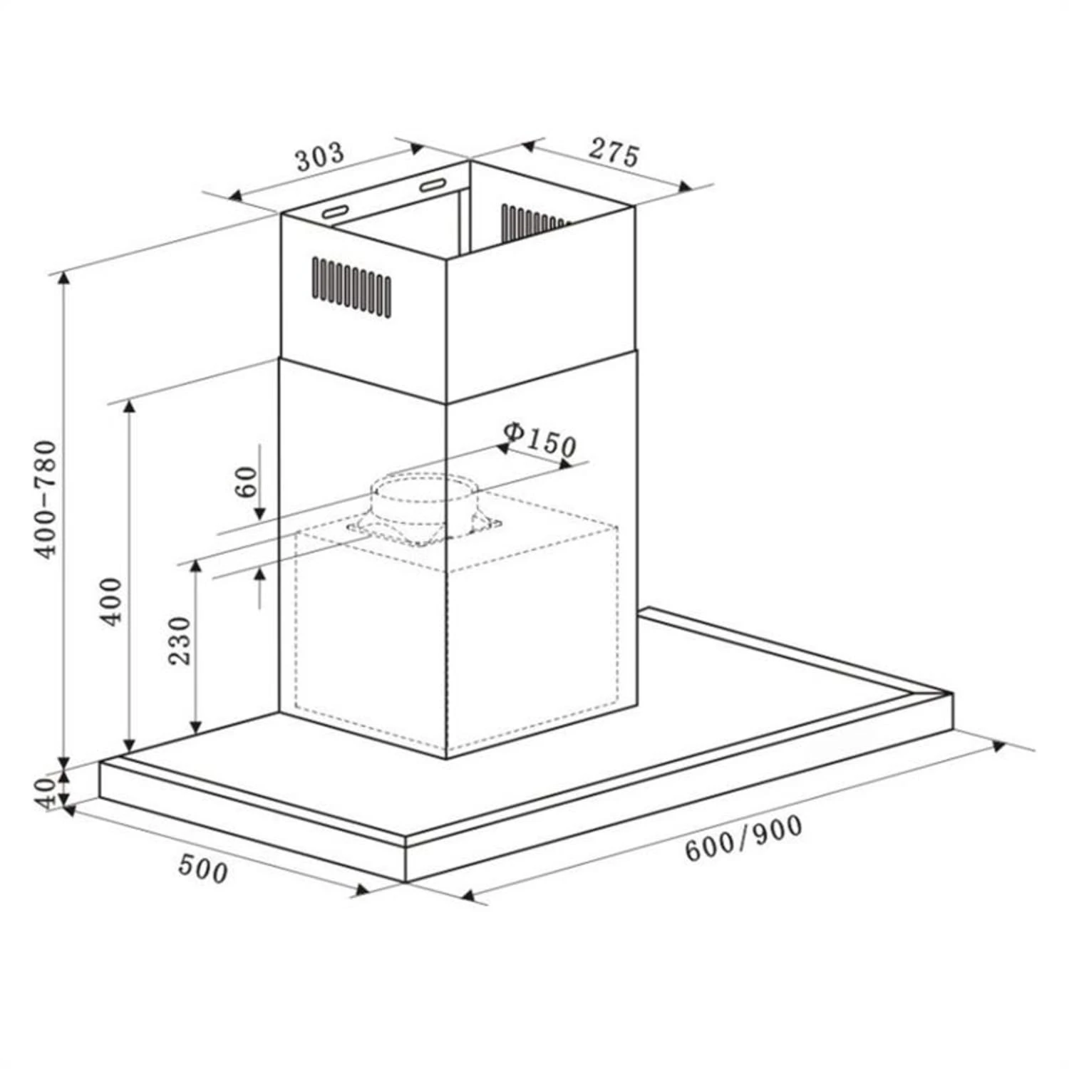 Limelight Dunstabzugshaube 90cm Wandhaube 600m³/h schwarz Limelight Dunstabzugshaube 90cm Wandhaube 600m³/h Schwarz -Deutschland Klarstein Verkaufs-Shop 10034978 yy 0010 logo Klarstein Limelight Dunstabzugshaube 90cm schwarz
