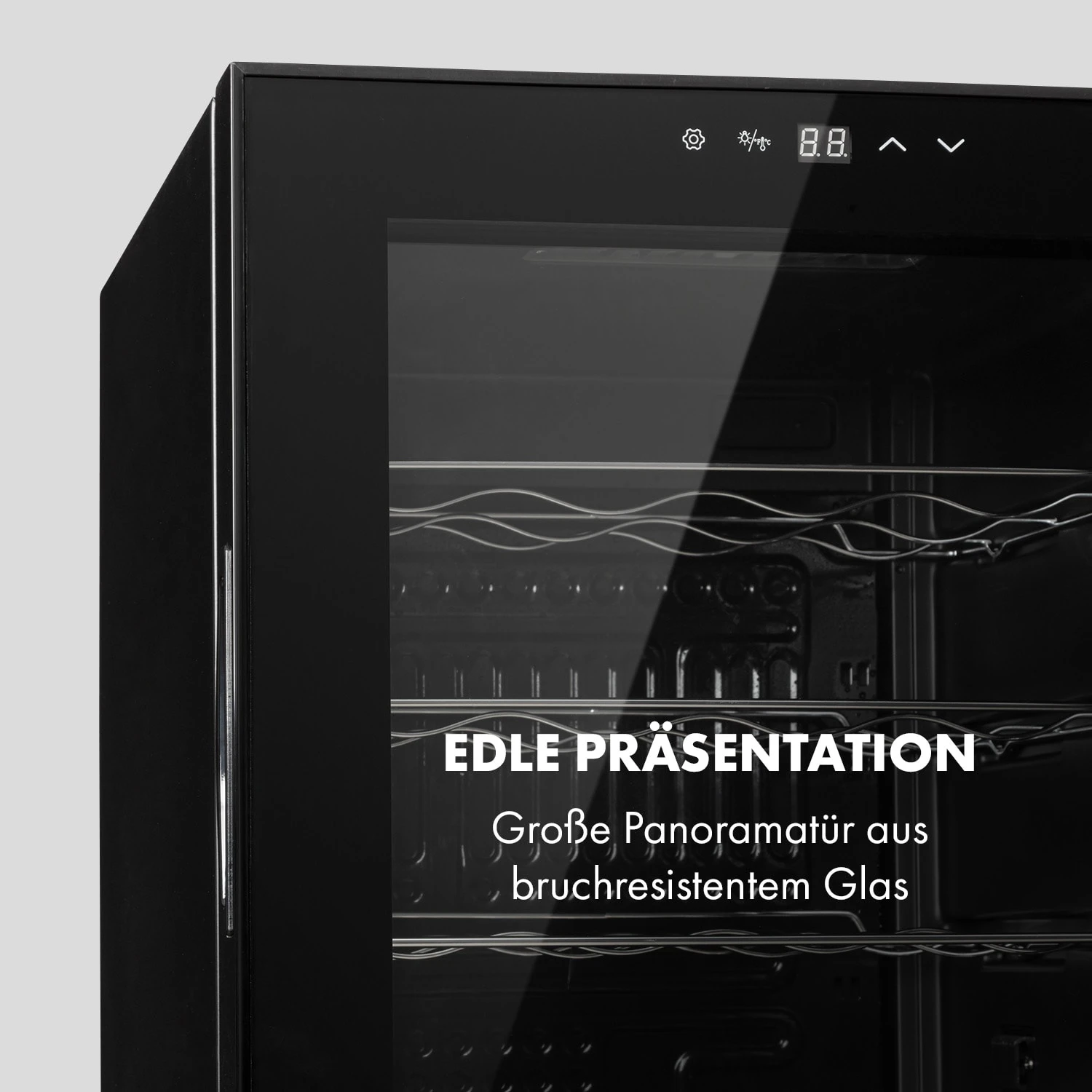 Shiraz 28 Uno Weinkühlschrank 74l 28Fl Touch-Bedienfeld 5-18°C Shiraz 28 Uno Weinkühlschrank 74l 28Fl Touch-Bedienfeld 5-18°C -Deutschland Klarstein Verkaufs-Shop 10035029 de 0007 logo