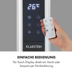 Baltrum Flow Elektroheizung Konvektor 2000 W Standgerät -Deutschland Klarstein Verkaufs-Shop 10035034 de 0003 logo