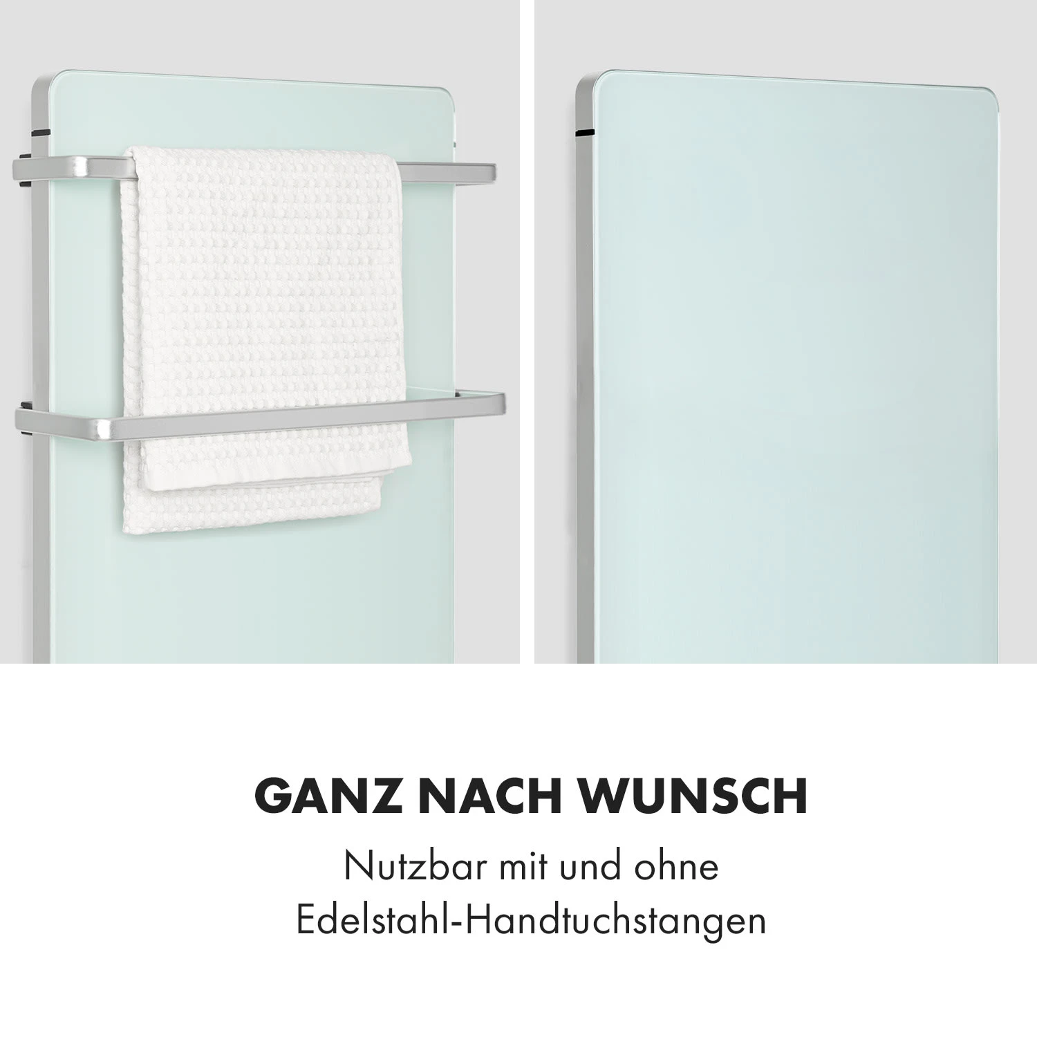 Hot Spot Crystal Flow Badheizer 45x82cm 36m² 2000W 5-40°C LED Hot Spot Crystal Flow Badheizer 45x82cm 36m² 2000W 5-40°C LED -Deutschland Klarstein Verkaufs-Shop 10035035 de 0003 logo