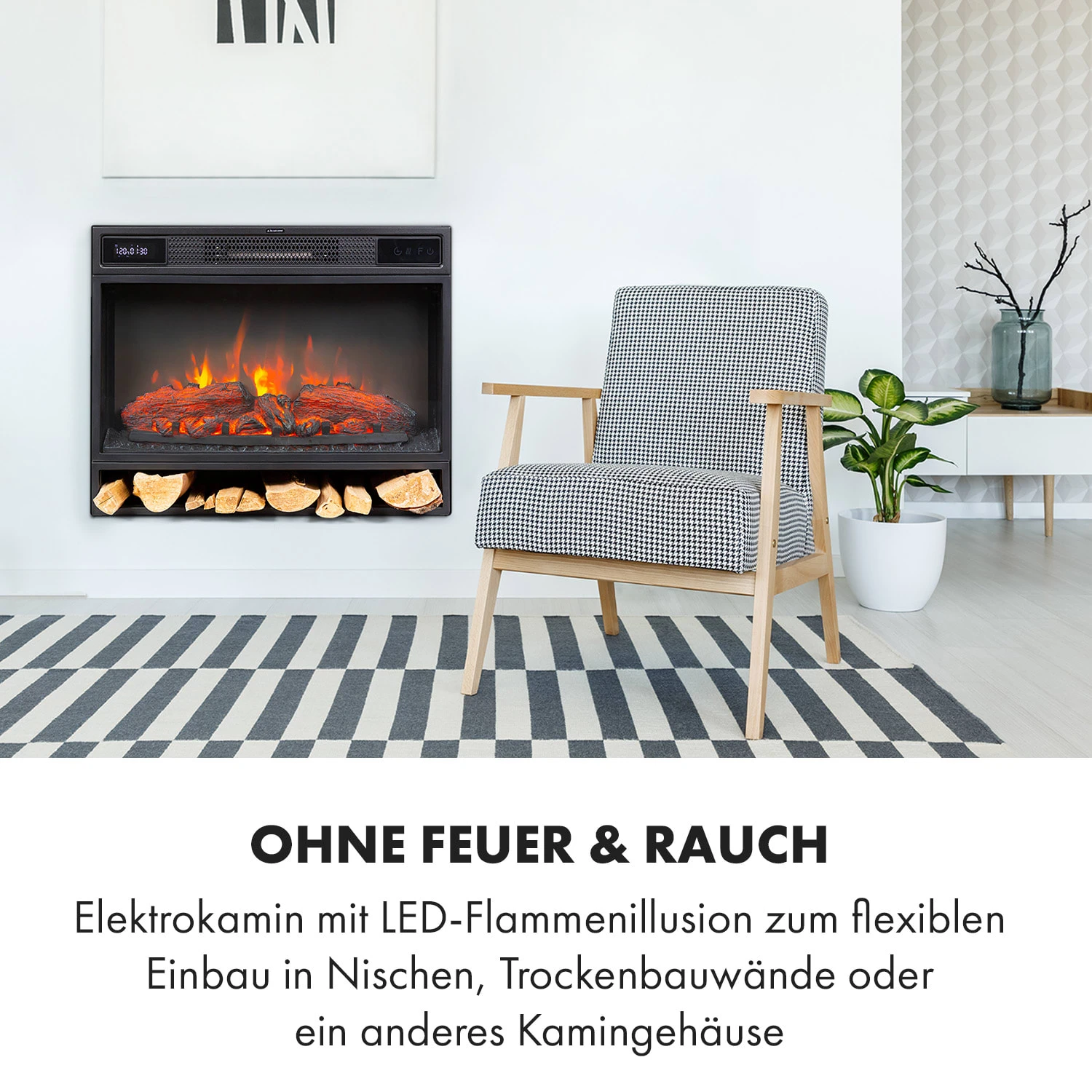 Vulsini Elektro-Kamin 1900 W LED-Technik Fernbedienung Vulsini Elektro-Kamin 1900 W LED-Technik Fernbedienung -Deutschland Klarstein Verkaufs-Shop 10035037 de 0002 logo