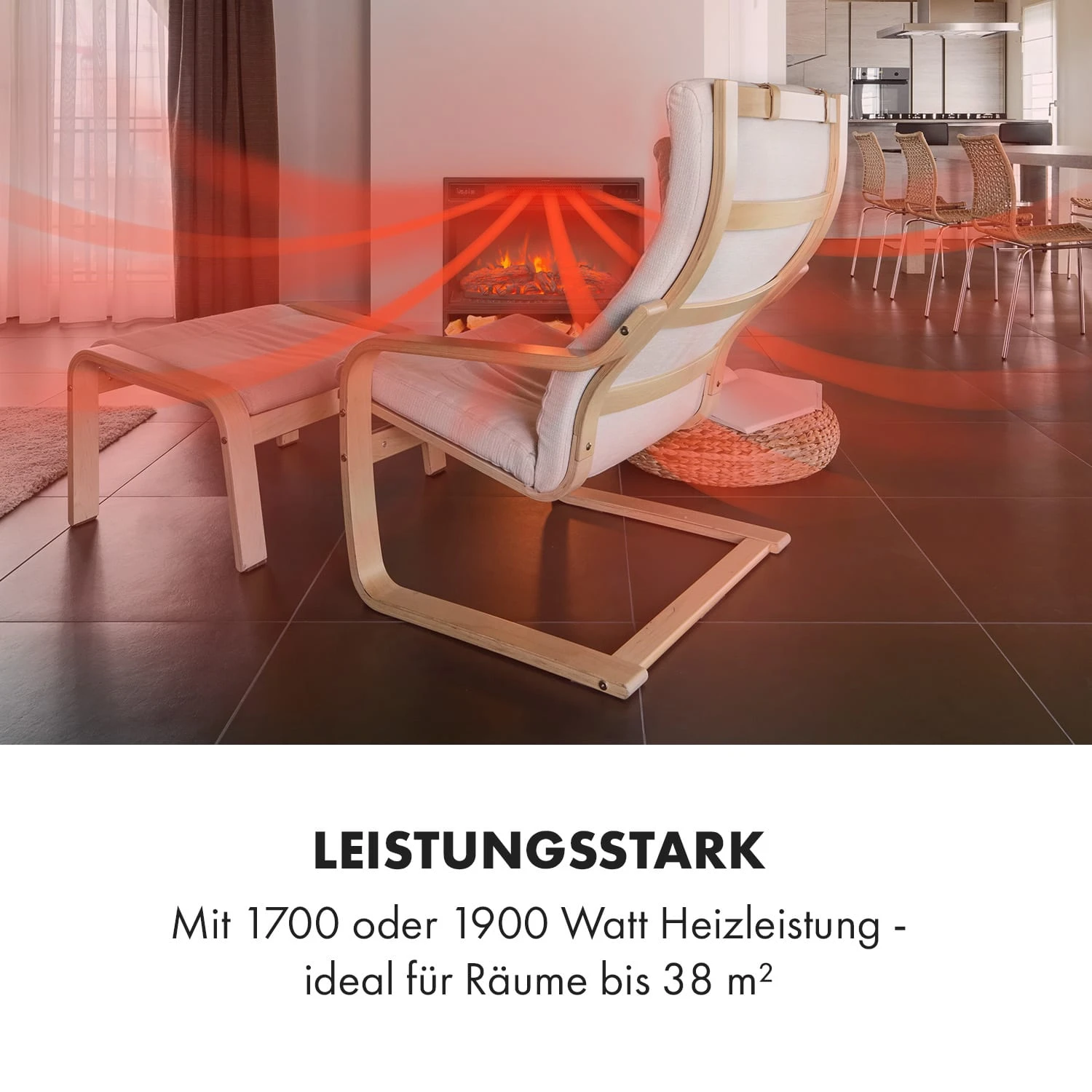 Vulsini Elektro-Kamin 1900 W LED-Technik Fernbedienung Vulsini Elektro-Kamin 1900 W LED-Technik Fernbedienung -Deutschland Klarstein Verkaufs-Shop 10035037 de 0006 logo