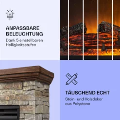 Etna Elektrokamin 1800W Wochentimer Fernbedienung LED 4 Etna Elektrokamin 1800W Wochentimer Fernbedienung LED -Deutschland Klarstein Verkaufs-Shop 10035042 de 0005 logo