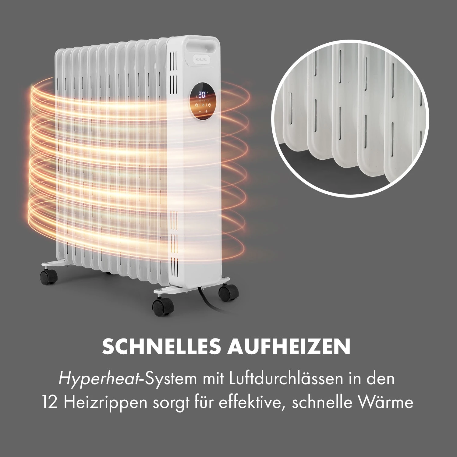 Thermaxx Heatstream Ölradiator 2500W 5-35 °C 24h-Timer Thermaxx Heatstream Ölradiator 2500W 5-35 °C 24h-Timer -Deutschland Klarstein Verkaufs-Shop 10035055 de 0004 logo