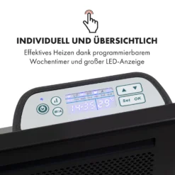Hot Spot Slimcurve Double Wave 2-in-1 Heizgerät 2000W Wochentimer Stahlblech -Deutschland Klarstein Verkaufs-Shop 10035062 de 0004 logo