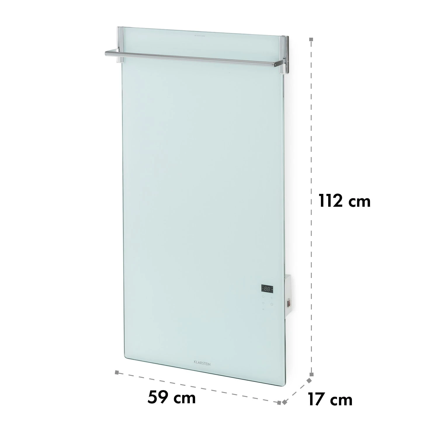 Hot Spot Crystal Spotless Smart Infrarotheizung 59x112cm 750W App-Steuerung Hot Spot Crystal Spotless Smart Infrarotheizung 59x112cm 750W App-Steuerung -Deutschland Klarstein Verkaufs-Shop 10035064 yy 0009 logo Klarstein HotSpotCrystal Spotless Smart IRHeizungW