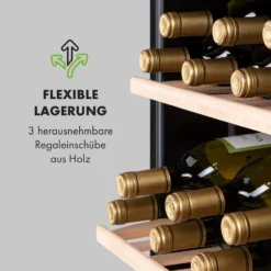 Vinamour 48 Uno Weinkühlschrank 128l 48Fl 3 Einschübe 4-18°C -Deutschland Klarstein Verkaufs-Shop 10035066 de 0007 logo